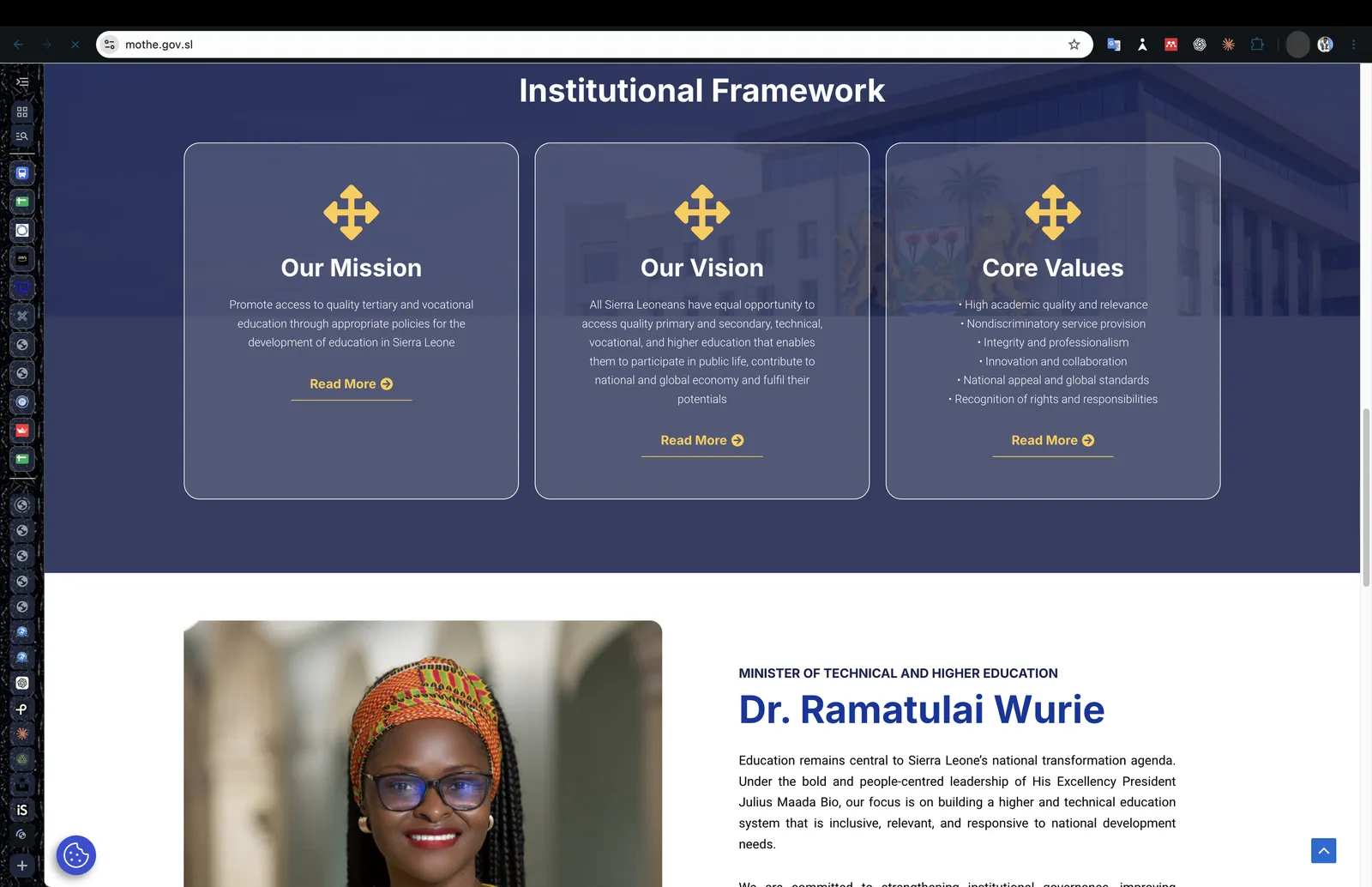 MTHE Website